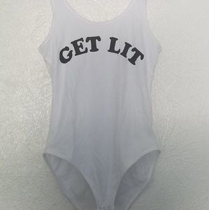 "Get Lit" bodysuit